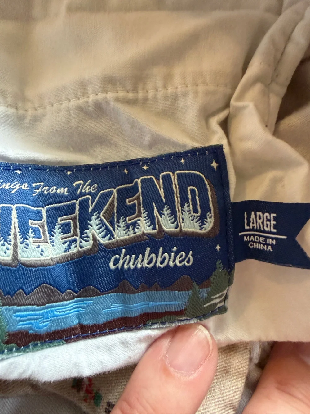 chubbies men’s embroidered